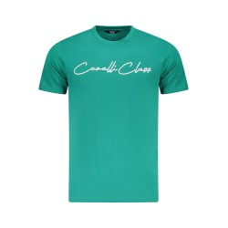 CAVALLI CLASS T-SHIRT MANICHE CORTE UOMO VERDE