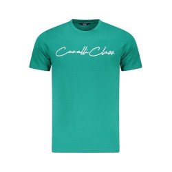 CAVALLI CLASS T-SHIRT MANICHE CORTE UOMO VERDE