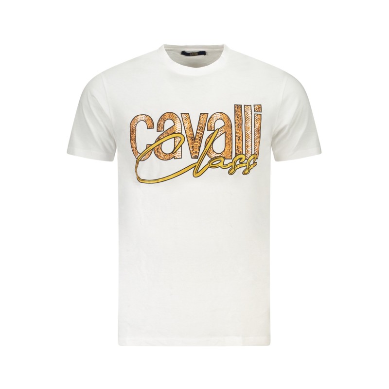 CAVALLI CLASS T-SHIRT MANICHE CORTE UOMO BIANCO