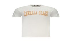 CAVALLI CLASS T-SHIRT MANICHE CORTE UOMO BIANCO
