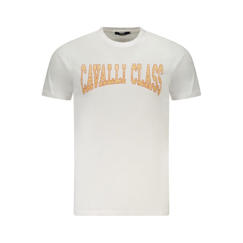 CAVALLI CLASS T-SHIRT MANICHE CORTE UOMO BIANCO