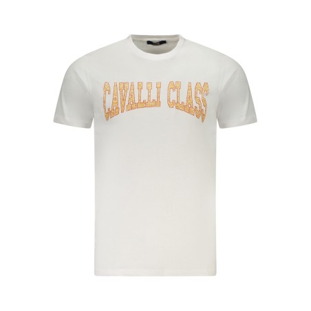 CAVALLI CLASS T-SHIRT MANICHE CORTE UOMO BIANCO