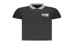CAVALLI CLASS POLO MANICHE CORTE UOMO NERO