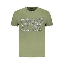 CAVALLI CLASS T-SHIRT MANICHE CORTE UOMO VERDE