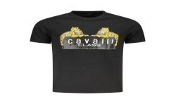 CAVALLI CLASS T-SHIRT MANICHE CORTE UOMO NERO