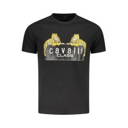 CAVALLI CLASS T-SHIRT MANICHE CORTE UOMO NERO