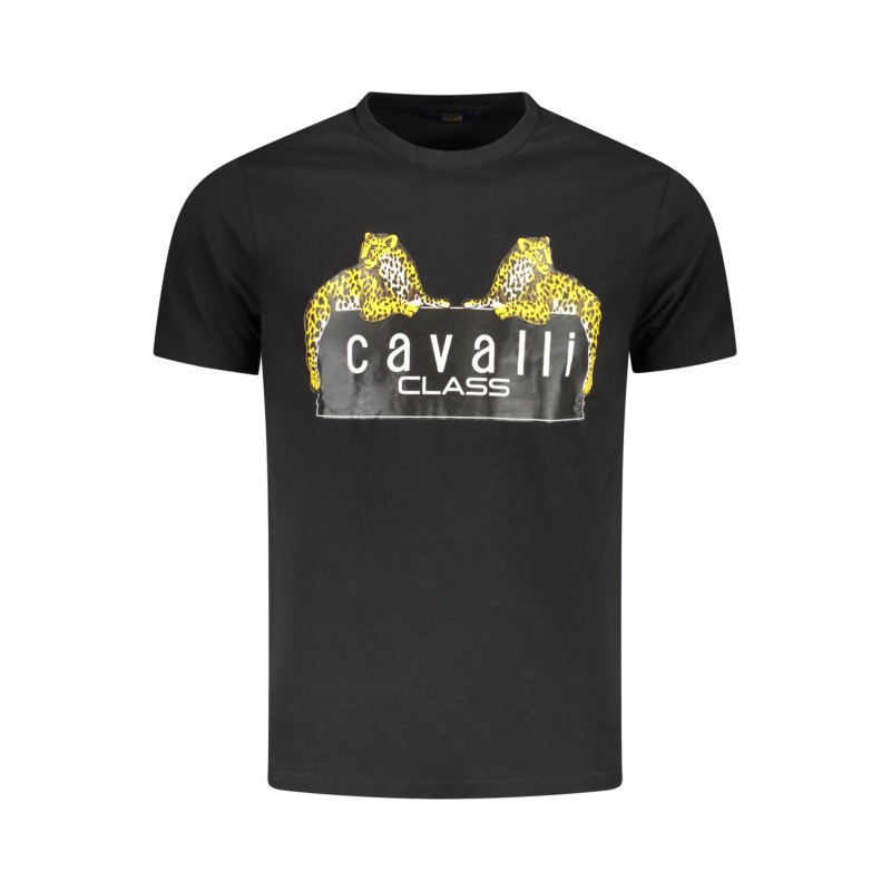 CAVALLI CLASS T-SHIRT MANICHE CORTE UOMO NERO