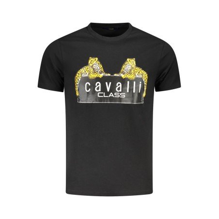 CAVALLI CLASS T-SHIRT MANICHE CORTE UOMO NERO