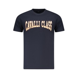 CAVALLI CLASS T-SHIRT MANICHE CORTE UOMO BLU