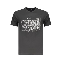 CAVALLI CLASS T-SHIRT MANICHE CORTE UOMO NERO