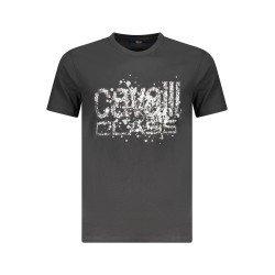 CAVALLI CLASS T-SHIRT MANICHE CORTE UOMO NERO