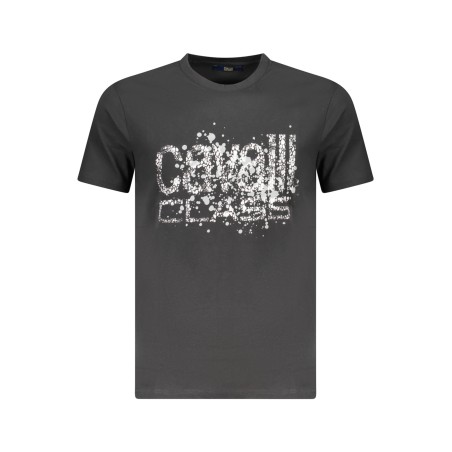 CAVALLI CLASS T-SHIRT MANICHE CORTE UOMO NERO