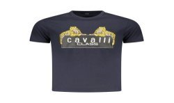CAVALLI CLASS T-SHIRT MANICHE CORTE UOMO BLU