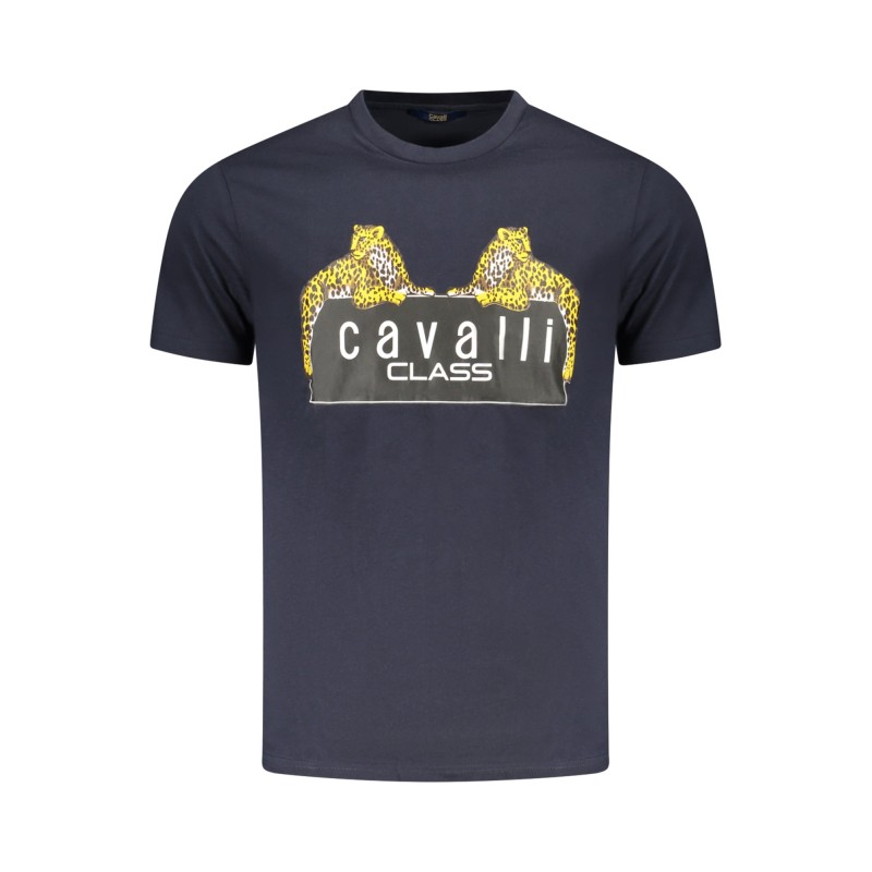 CAVALLI CLASS T-SHIRT MANICHE CORTE UOMO BLU