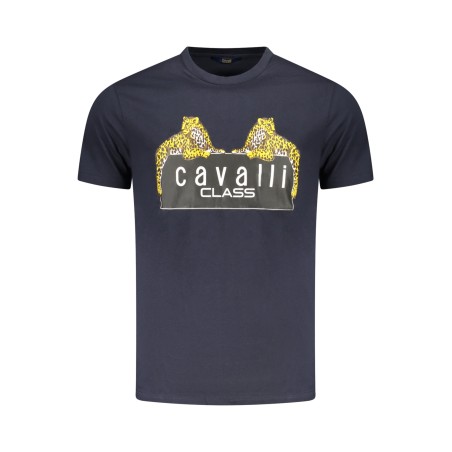 CAVALLI CLASS T-SHIRT MANICHE CORTE UOMO BLU