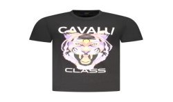 CAVALLI CLASS T-SHIRT MANICHE CORTE UOMO NERO