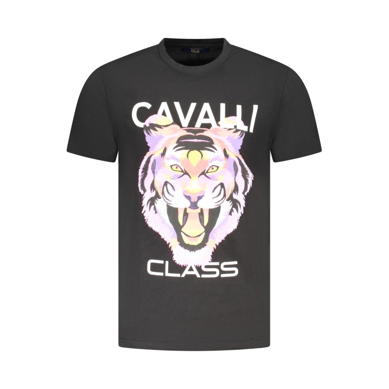 CAVALLI CLASS T-SHIRT MANICHE CORTE UOMO NERO
