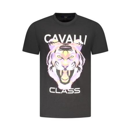 CAVALLI CLASS T-SHIRT MANICHE CORTE UOMO NERO