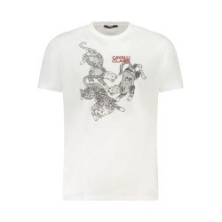CAVALLI CLASS T-SHIRT MANICHE CORTE UOMO BIANCO