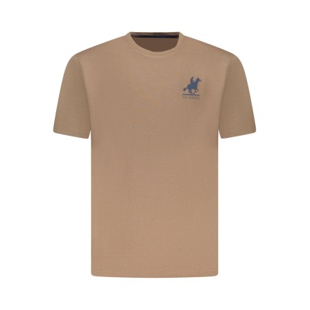 U.S. GRAND T-SHIRT MANICHE CORTE UOMO MARRONE