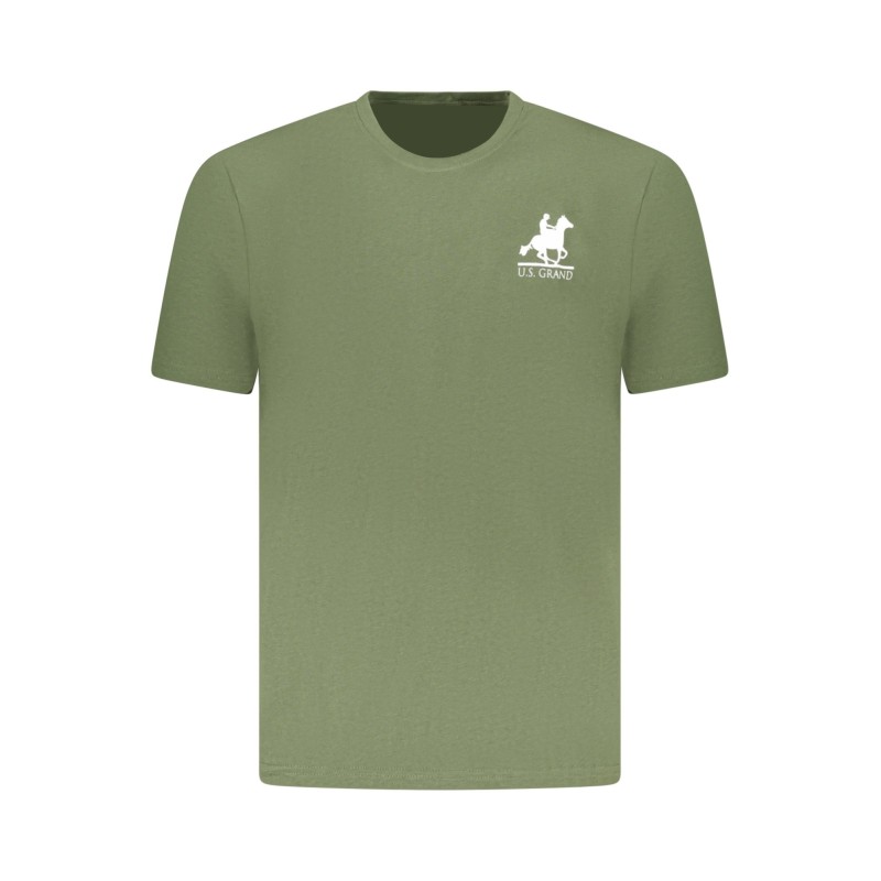 U.S. GRAND T-SHIRT MANICHE CORTE UOMO VERDE