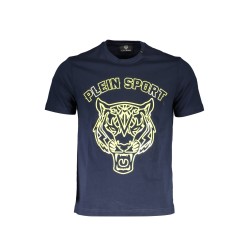 PLEIN SPORT T-SHIRT MANICHE CORTE UOMO BLU