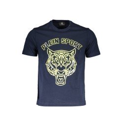 PLEIN SPORT T-SHIRT MANICHE CORTE UOMO BLU