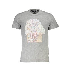 CAVALLI CLASS T-SHIRT MANICHE CORTE UOMO GRIGIO