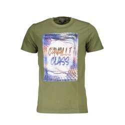 CAVALLI CLASS T-SHIRT MANICHE LUNGHET-SHIRT MANIC UOMO VERDE