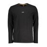 BOSS T-SHIRT MANICHE LUNGHE UOMO NERO