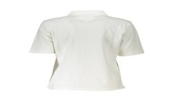 TOMMY HILFIGER POLO MANICHE CORTE DONNA BIANCO