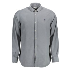 U.S. POLO CAMICIA MANICHE LUNGHE UOMO BLU