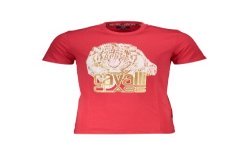 CAVALLI CLASS T-SHIRT MANICHE CORTE UOMO ROSSO