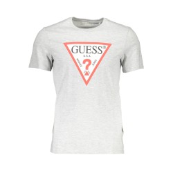 GUESS JEANS T-SHIRT MANICHE CORTE UOMO GRIGIO