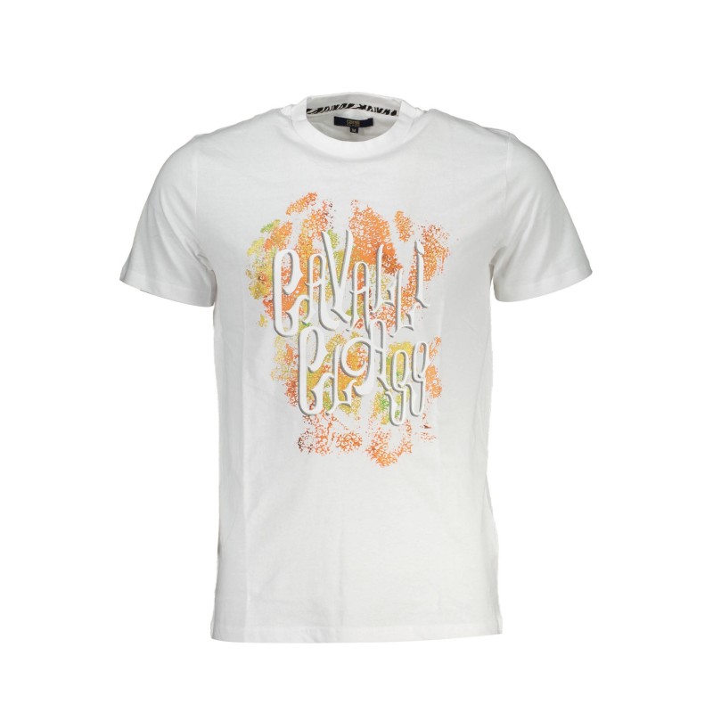 CAVALLI CLASS T-SHIRT MANICHE CORTE UOMO BIANCO