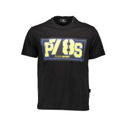 PLEIN SPORT T-SHIRT MANICHE CORTE UOMO NERO