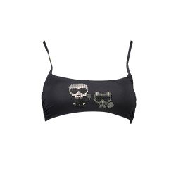 KARL LAGERFELD BEACHWEAR COSTUME PARTE SOPRA DONNA NERO