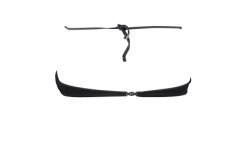 KARL LAGERFELD BEACHWEAR COSTUME PARTE SOPRA DONNA NERO