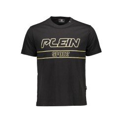 PLEIN SPORT T-SHIRT MANICHE CORTE UOMO NERO