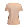 GUESS JEANS T-SHIRT MANICHE CORTE DONNA ROSA