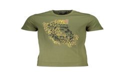 CAVALLI CLASS T-SHIRT MANICHE CORTE UOMO VERDE