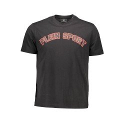 PLEIN SPORT T-SHIRT MANICHE CORTE UOMO NERO