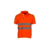 Polo FLASH uomo a manica corta con bande riflettenti in CAT.1