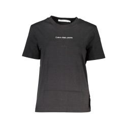 CALVIN KLEIN T-SHIRT MANICHE CORTE DONNA NERO