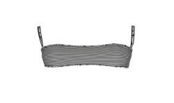 KARL LAGERFELD BEACHWEAR COSTUME PARTE SOPRA DONNA NERO