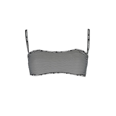 KARL LAGERFELD BEACHWEAR COSTUME PARTE SOPRA DONNA NERO