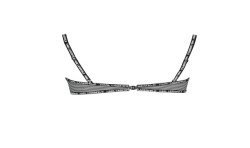 KARL LAGERFELD BEACHWEAR COSTUME PARTE SOPRA DONNA NERO