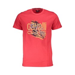 CAVALLI CLASS T-SHIRT MANICHE CORTE UOMO ROSSO