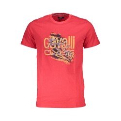 CAVALLI CLASS T-SHIRT MANICHE CORTE UOMO ROSSO