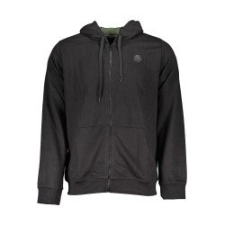 GIAN MARCO VENTURI FELPA CON ZIP UOMO NERO